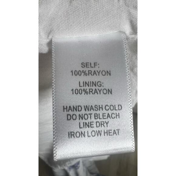 Lulus South of France Blue & Ivory Print Kimono V-Neck Maxi Dress Small Coastal - Picture 14 of 16